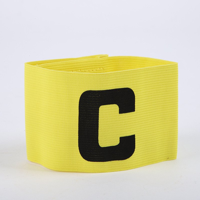 New adjustable Elastic Nylon Soccer Training Arm Band Polyester Rainbow Football Captain Armband For Workout Exercise Sport